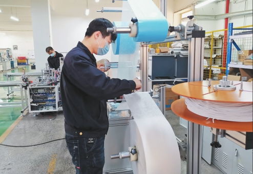 我省科技企业成功研发并交付全自动口罩机生产线，网络科技研发助力抗疫生产